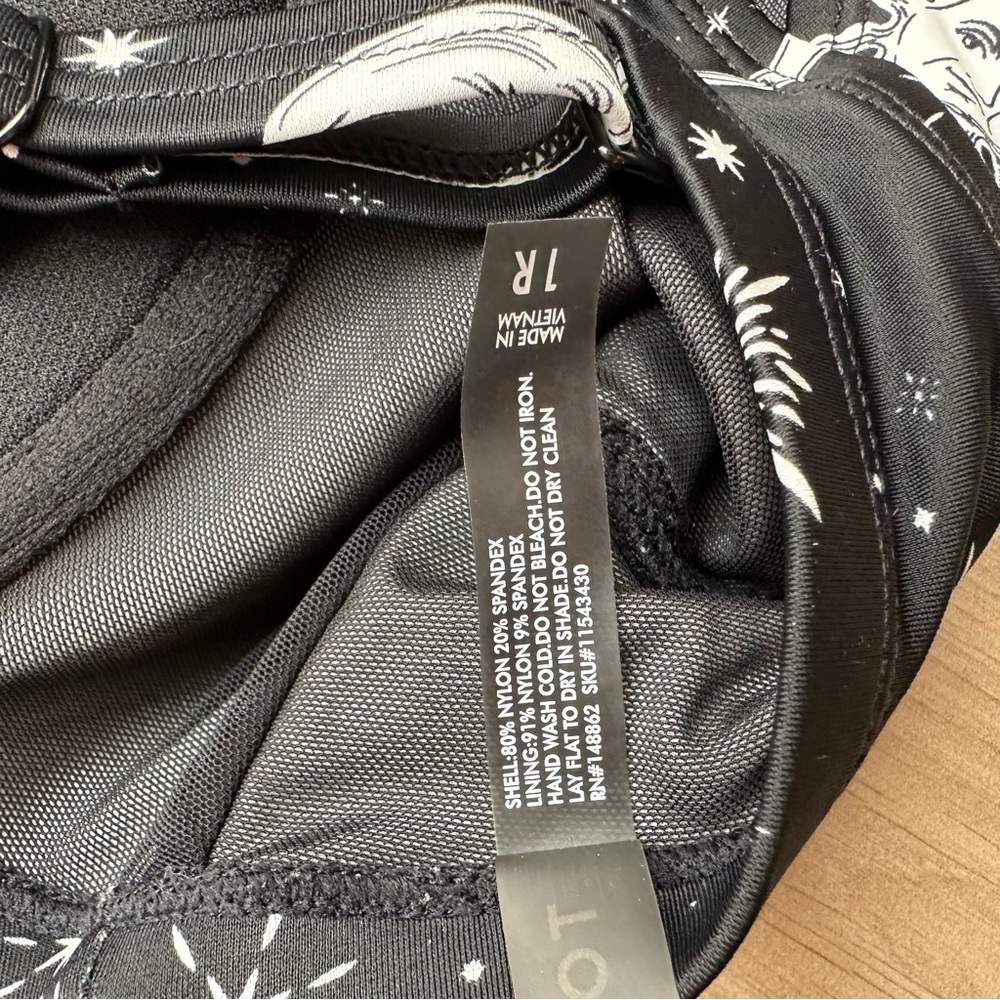 Black Celestial Women's Swim Top - Picture 5 of 6